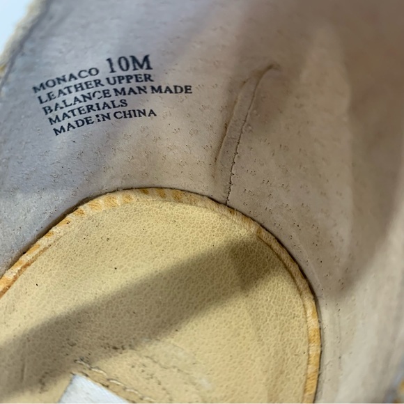 KELSI DAGGER size 10 Anthropologie sandals tan crocodile with ruffles ankle wrap - Picture 10 of 12